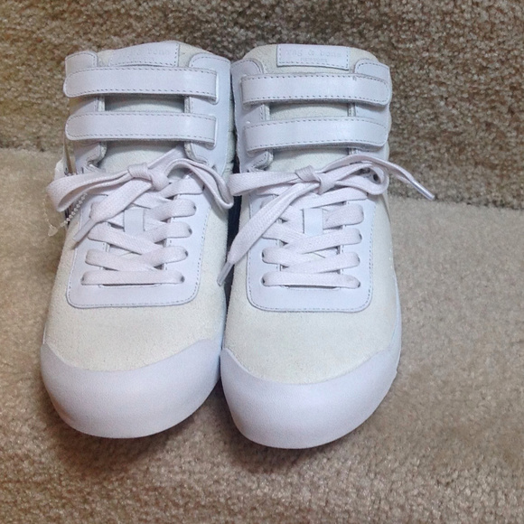 New Rag & Bone Nova Suede High-Top Sneakers - Picture 7 of 8